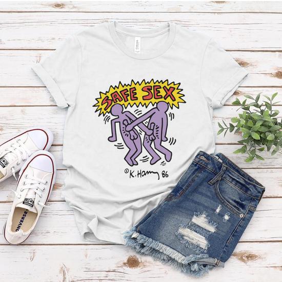 Safe Sex Harry 86 Funny Gays Gay With Lgbt Women T-shirt