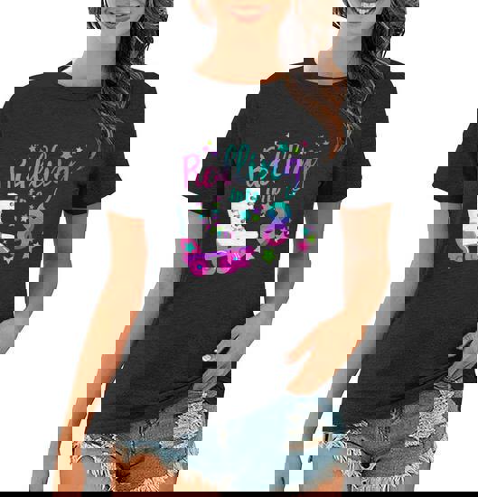 Roller Skate Birthday Shirt 5th 80'S Outfit Decades Party Roller Skate Birthday Shirt 5th 80'S Outfit Decades Party