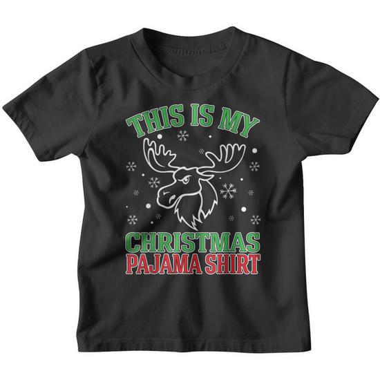 This Is My Christmas Pajama Moose Funny Xmas Holiday Youth T shirt Thegiftio UK