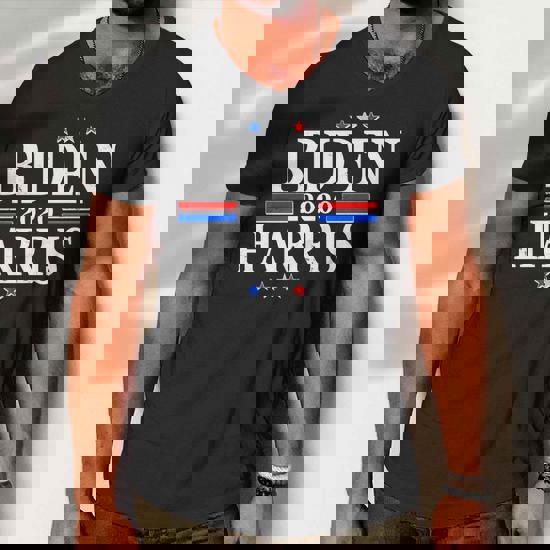 Joe Biden Kamala Harris Red White And Blue Stars Logo Graphic