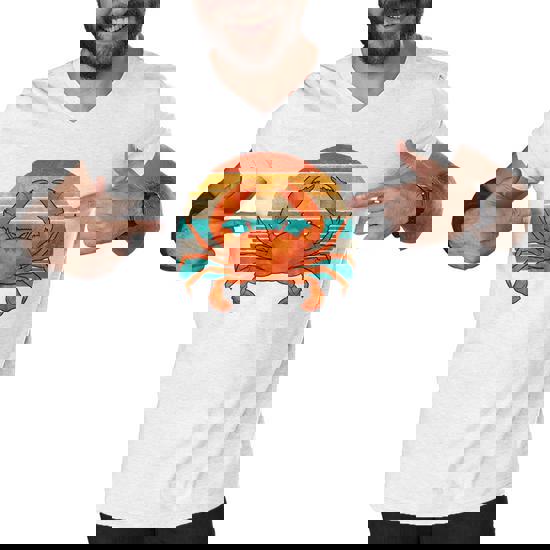 T-shirt Crab Shack Crab Lover Retro Style Crab Heartbeat