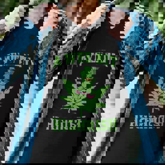 A Wee Bit Highrish St Patricks Day Weed Marijuana Shirt Gift A Wee Bit Highrish St Patricks Day Weed Marijuana Shirt Gift