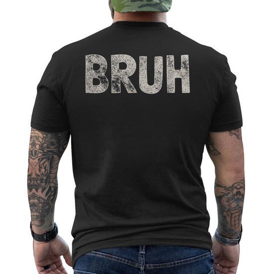 Bruh Meme Funny Saying Brother Greeting Teens Boys T-Shirt