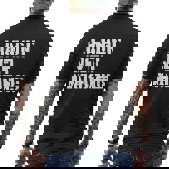 Hangin With Mahomes Men's Crewneck Short Sleeve Back Print T-shirt -  Monsterry