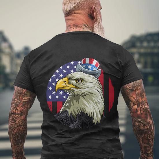 American flag printed t shirt best sale