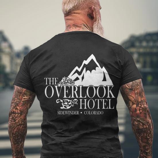 The Overlook Hotel Shining Logo T-Shirt – Girocollo, 100% Cotone, Taglie S-XXL, Maglietta Ufficiale