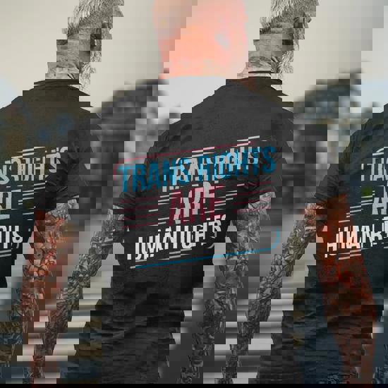 Trans Rights Are Human Rights Shirt, Transgender Lgbtq Gift
