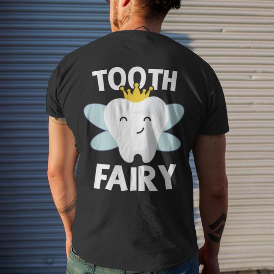 Halloween Halloween Tooth Fairy Costume Men's T-shirt Back Print - Thegiftio