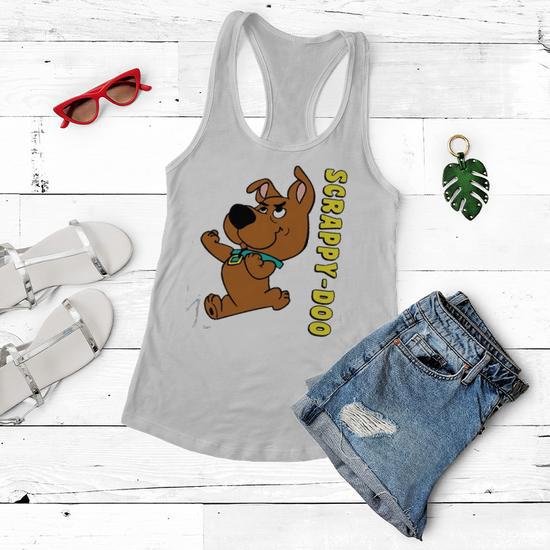 Scrappy-Doo to the Rescue Women's Flowy Tank, Novelty Gift