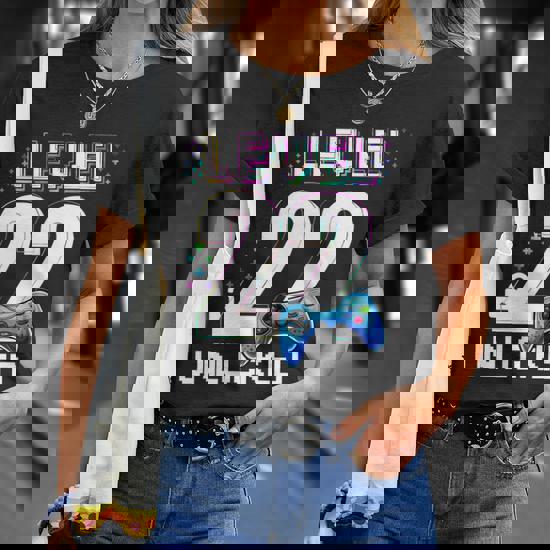 Level 22 Unlocked T-Shirt 22nd Video Gamer Birthday Gift Level 22 Unlocked T-Shirt 22nd Video Gamer Birthday Gift