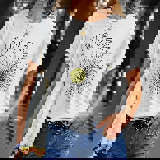 Let It Bee T-Shirt Hippie Sun Flower Zone Let It Bee T-Shirt Hippie Sun Flower Zone