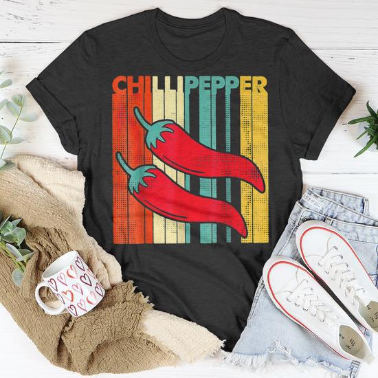 Red Chili Peppers Red Hot Vintage Chili Peppers V2 T-shirt - Thegiftio