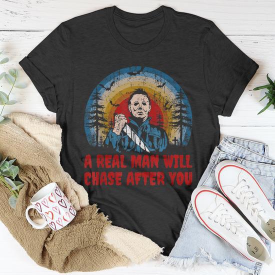 Vintage Get A Man That Will Chase After You Sweatshirt, 90s Halloween T-shirt, store H