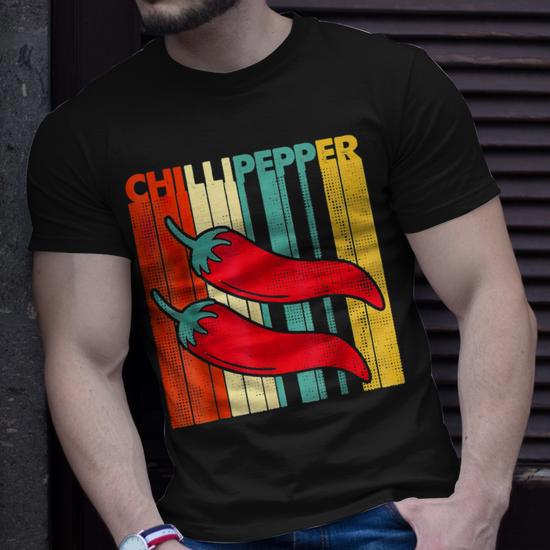 Red Chili Peppers Red Hot Vintage Chili Peppers V2 T-shirt - Thegiftio