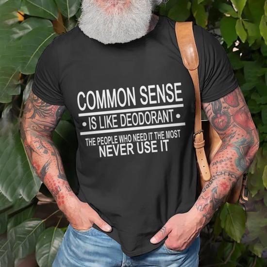 Make Sense Common Again Shirt Make Common Sense Common Again Grappig