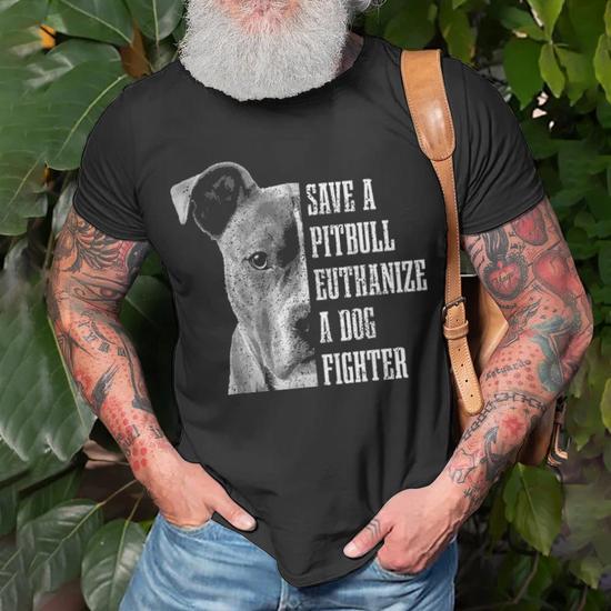 Pitbull Save A Pitbull Dog Rescue Pitbull Mom Dad T shirt Thegiftio UK