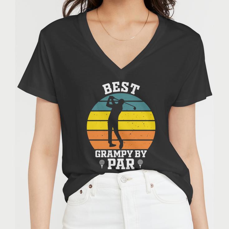 Best Grampy By Par Women V-Neck T-Shirt