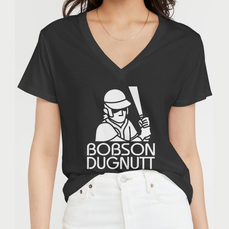 Bobson Dugnutt Dark Women V-Neck T-Shirt