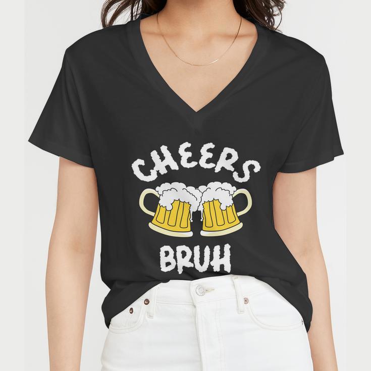 Cheers Day Drinking Beer Shirt Beer Drinker Thirty Snob Women V-Neck T-Shirt