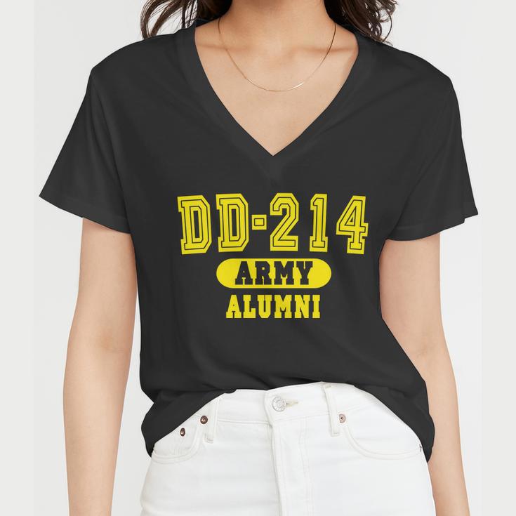 Dd-214 Us Army Alumni Tshirt Women V-Neck T-Shirt