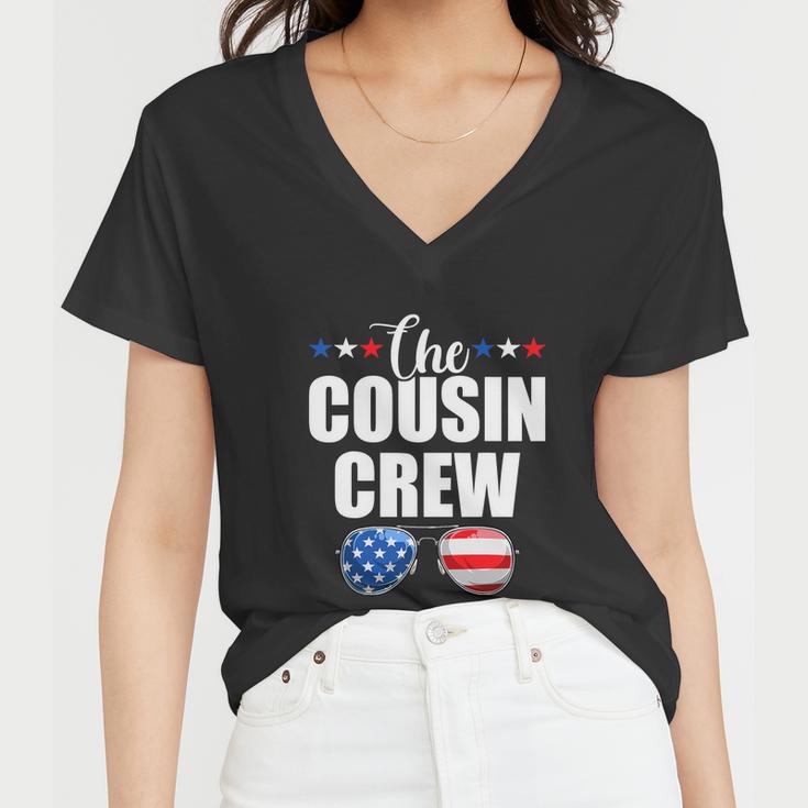 Family 4Th Of July Matching Cousin Crew Women V-Neck T-Shirt