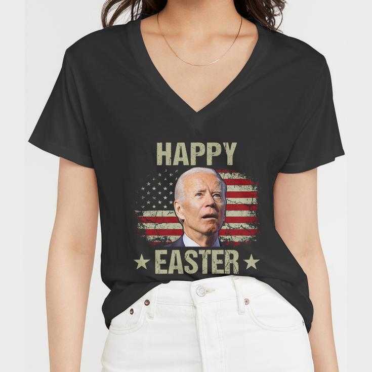 Joe Biden Happy Easter For Funny 4Th Of July V6 Women V-Neck T-Shirt