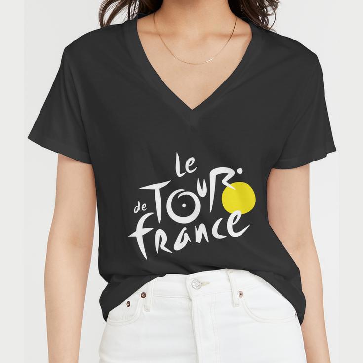 Le De Tour France New Tshirt Women V-Neck T-Shirt