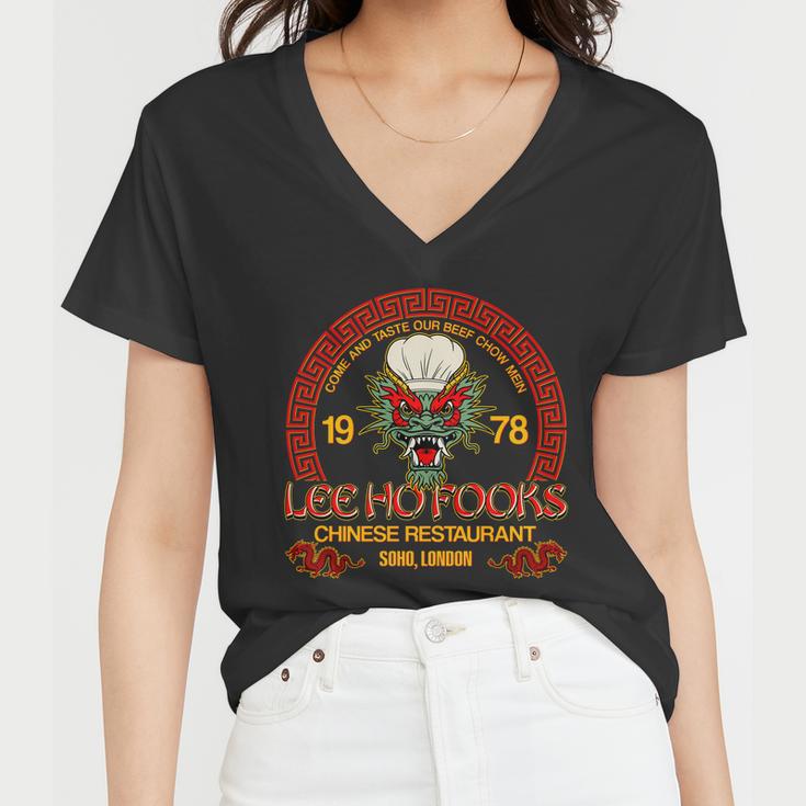 Lee Ho Fooks Chinese Restaurant Soho London Women V-Neck T-Shirt