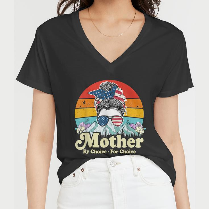 Mind Your Own Uterus Mother By Choice For Choice Women V-Neck T-Shirt