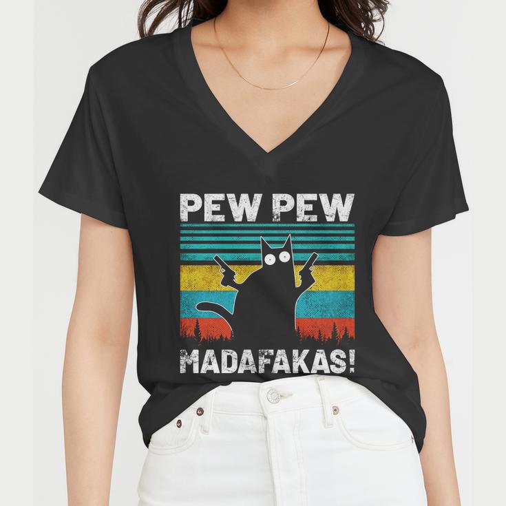 Pew Pew Madafakas V3 Women V-Neck T-Shirt