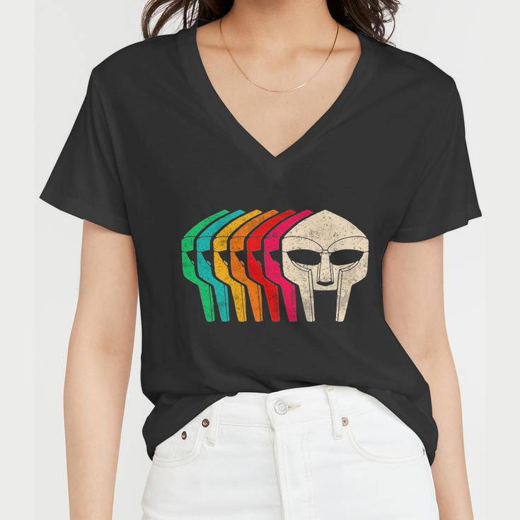 Retro Doom Women V-Neck T-Shirt