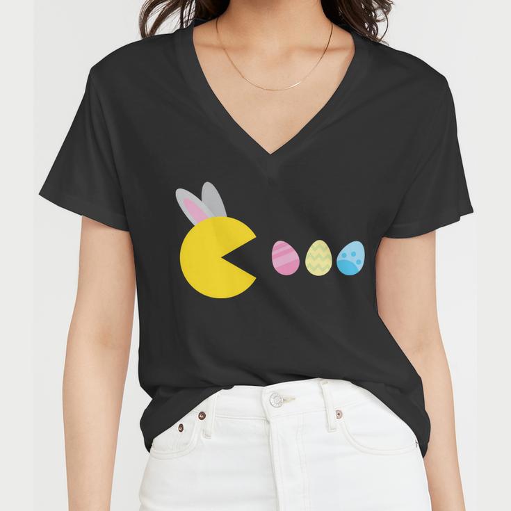 Retro Easter Egg Hunt Game Tshirt Women V-Neck T-Shirt