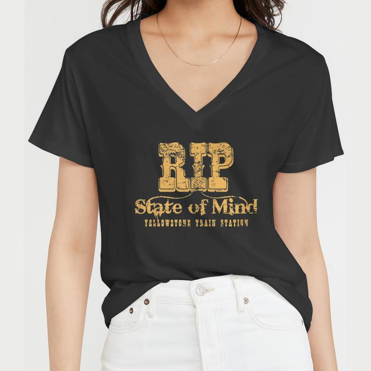 Rip State Of Mind Tshirt Women V-Neck T-Shirt