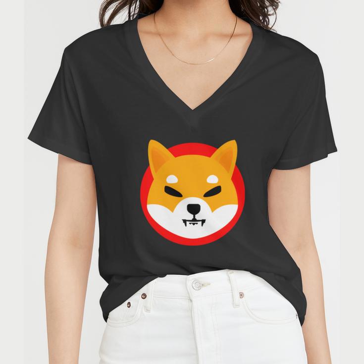 Shiba Shib Shiba Token Shiba Inu Coin Tshirt Women V-Neck T-Shirt