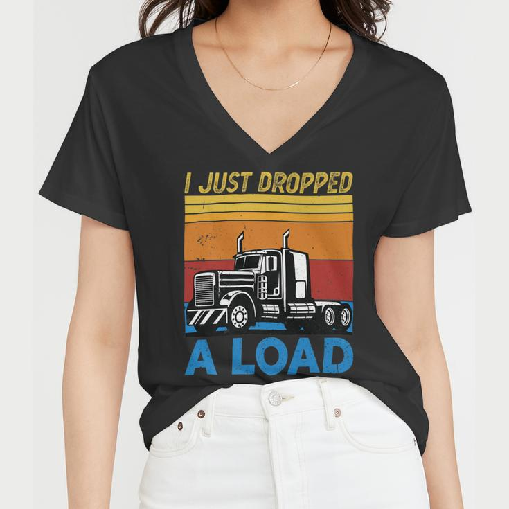 Trucker Trucker Accessories For Truck Driver Diesel Lover Trucker_ V7 Women V-Neck T-Shirt
