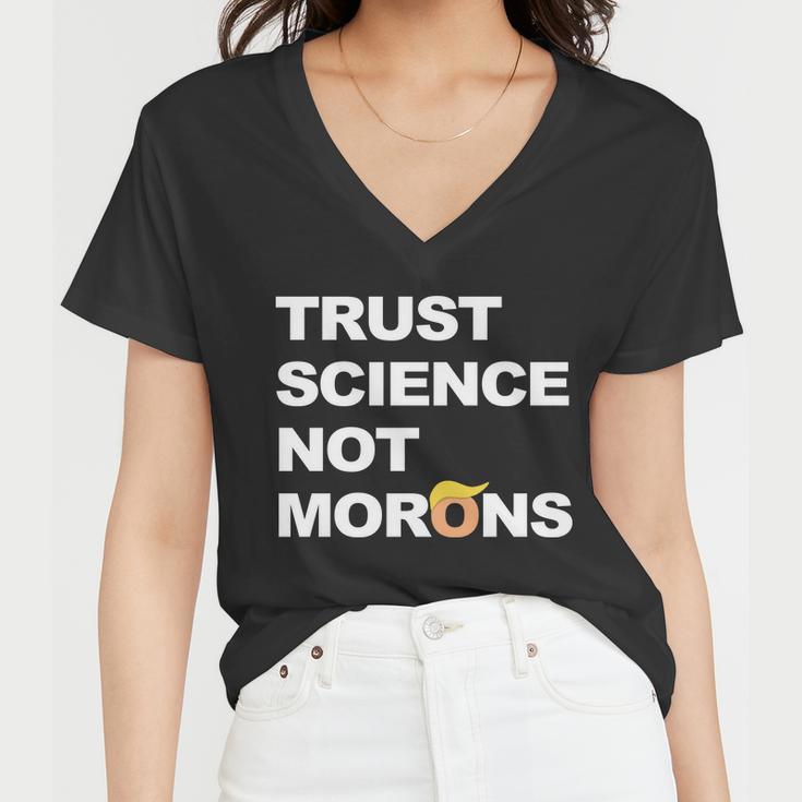 Trust Science Not Morons Tshirt V2 Women V-Neck T-Shirt