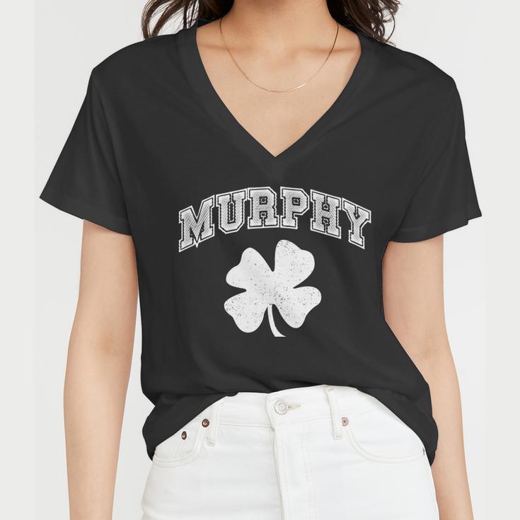 Vintage Irish Murphy Women V-Neck T-Shirt