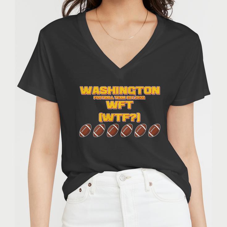 Washington Football Team Est 1932 Wft Wtf Tshirt Women V-Neck T-Shirt