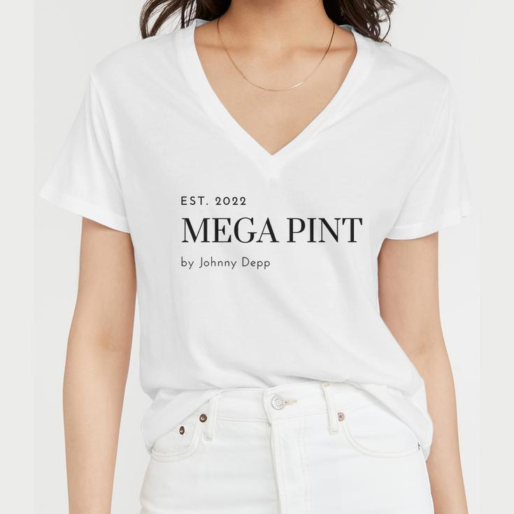 Mega Pint Justice For Johnny Women V-Neck T-Shirt