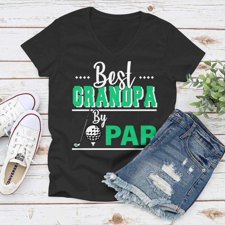 Best Grandpa By Par Tshirt Women V-Neck T-Shirt