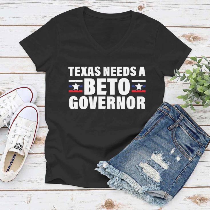 Beto For Texas Governor Political Campaign Women V-Neck T-Shirt