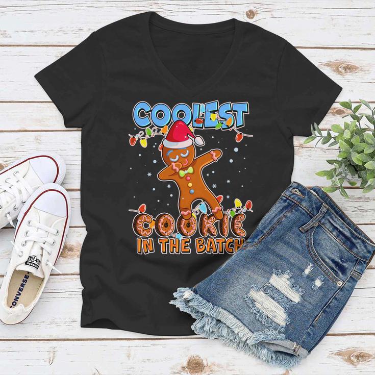 Coolest Cookie In The Batch Tshirt Women V-Neck T-Shirt