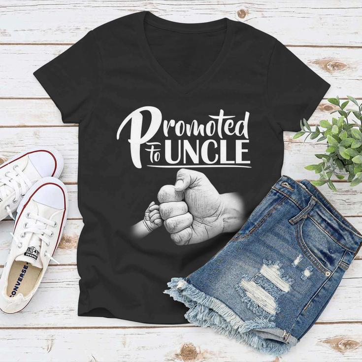Promoted To Uncle Tshirt Women V-Neck T-Shirt
