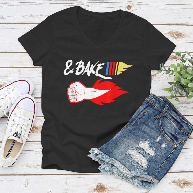 Shake And Bake Bake Women V-Neck T-Shirt
