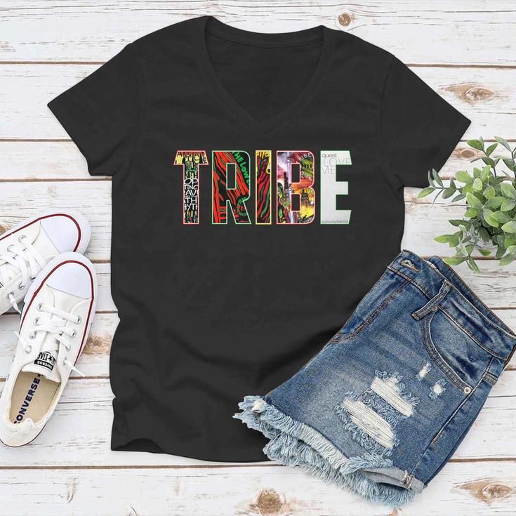 Tribe Music Album Covers Women V-Neck T-Shirt