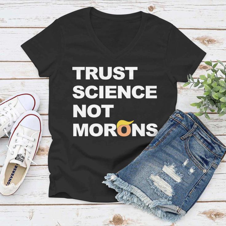 Trust Science Not Morons Tshirt V2 Women V-Neck T-Shirt