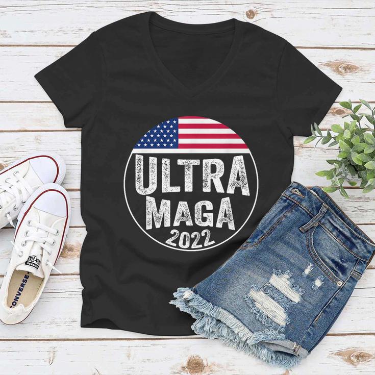 Ultra Maga V12 Women V-Neck T-Shirt