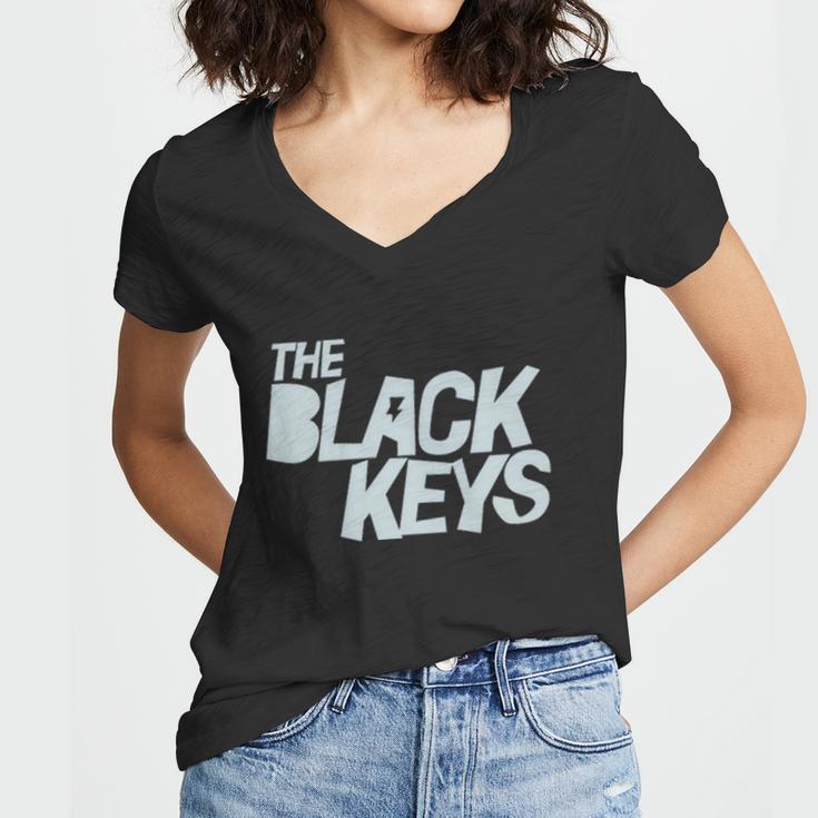 Black Keys Women V-Neck T-Shirt