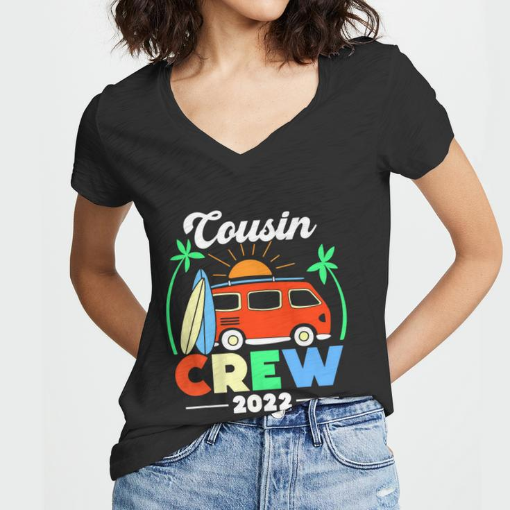 Cousin Crew 2022 Summer Vacation Women V-Neck T-Shirt