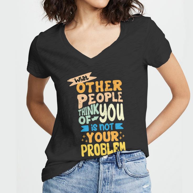 Inspirational Quote Tshirt Women V-Neck T-Shirt